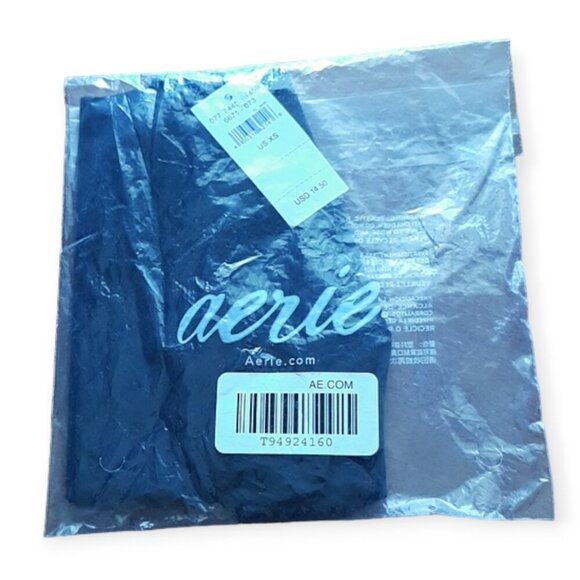 BNWT Aerie No Show High Waisted Black Cheeky Underwear Bottoms | XS - Picture 6 of 10